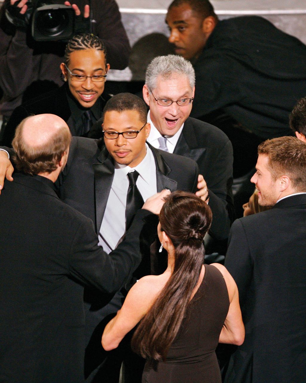 Crash - Publicity still of Terrence Howard & Tony Danza