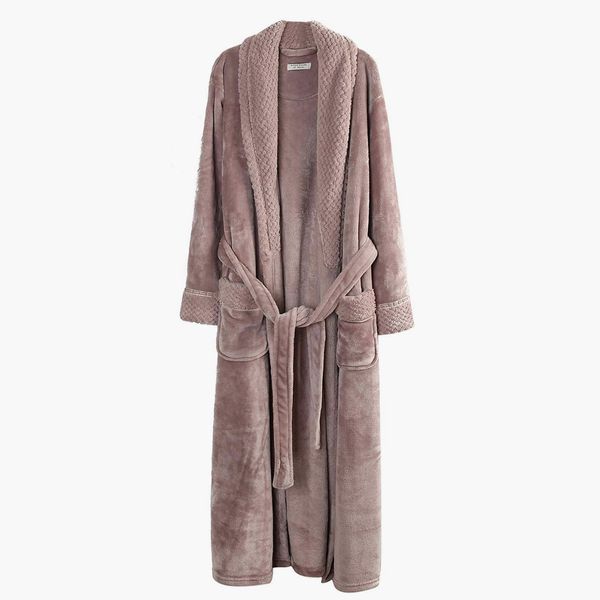 fleece bathrobe for women