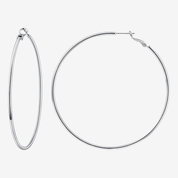 Gaicmy Sterling Silver Post Hypoallergenic Hoops