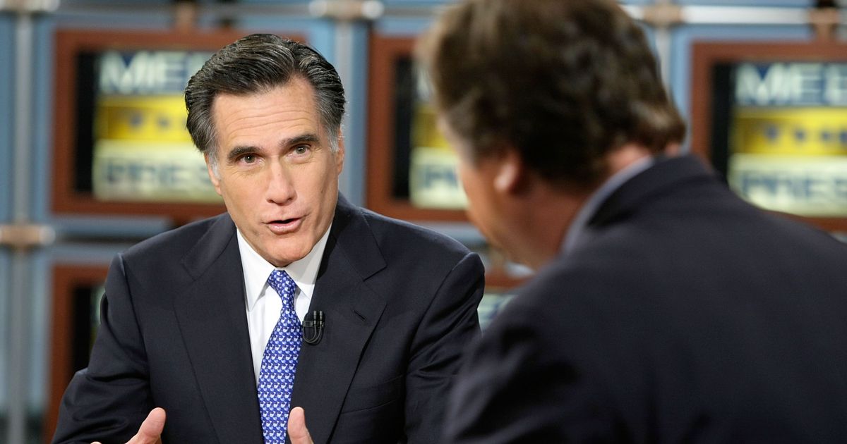 Candidate Romney Will Finally Meet the Press