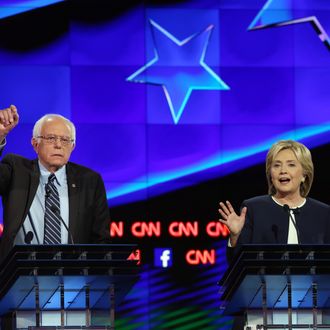 Democratic Presidential Candidates Hold First Debate In Las Vegas