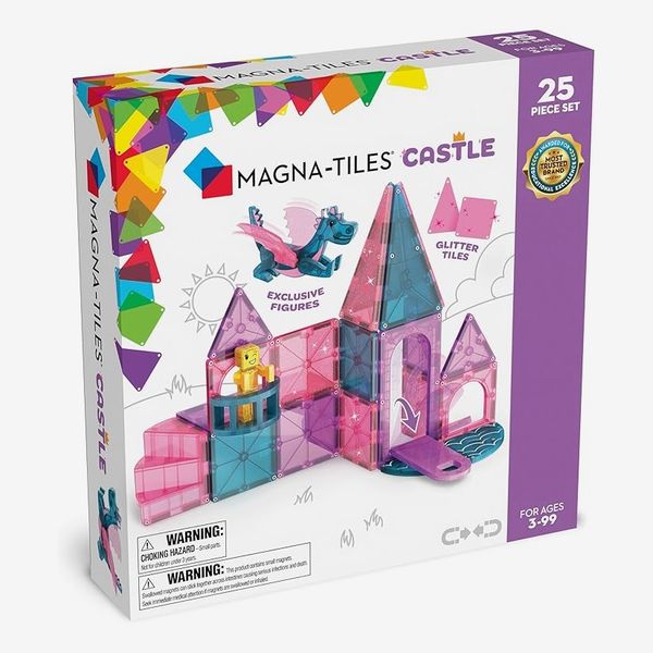 Magna-Tiles Castle 25-Piece Magnetic Construction Set