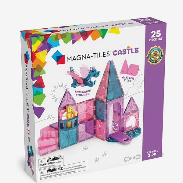 Magna-Tiles Castle 25-Piece Magnetic Construction Set