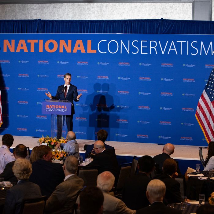 Senator John Hawley Speaks At The 2024 National Conservatism Conference