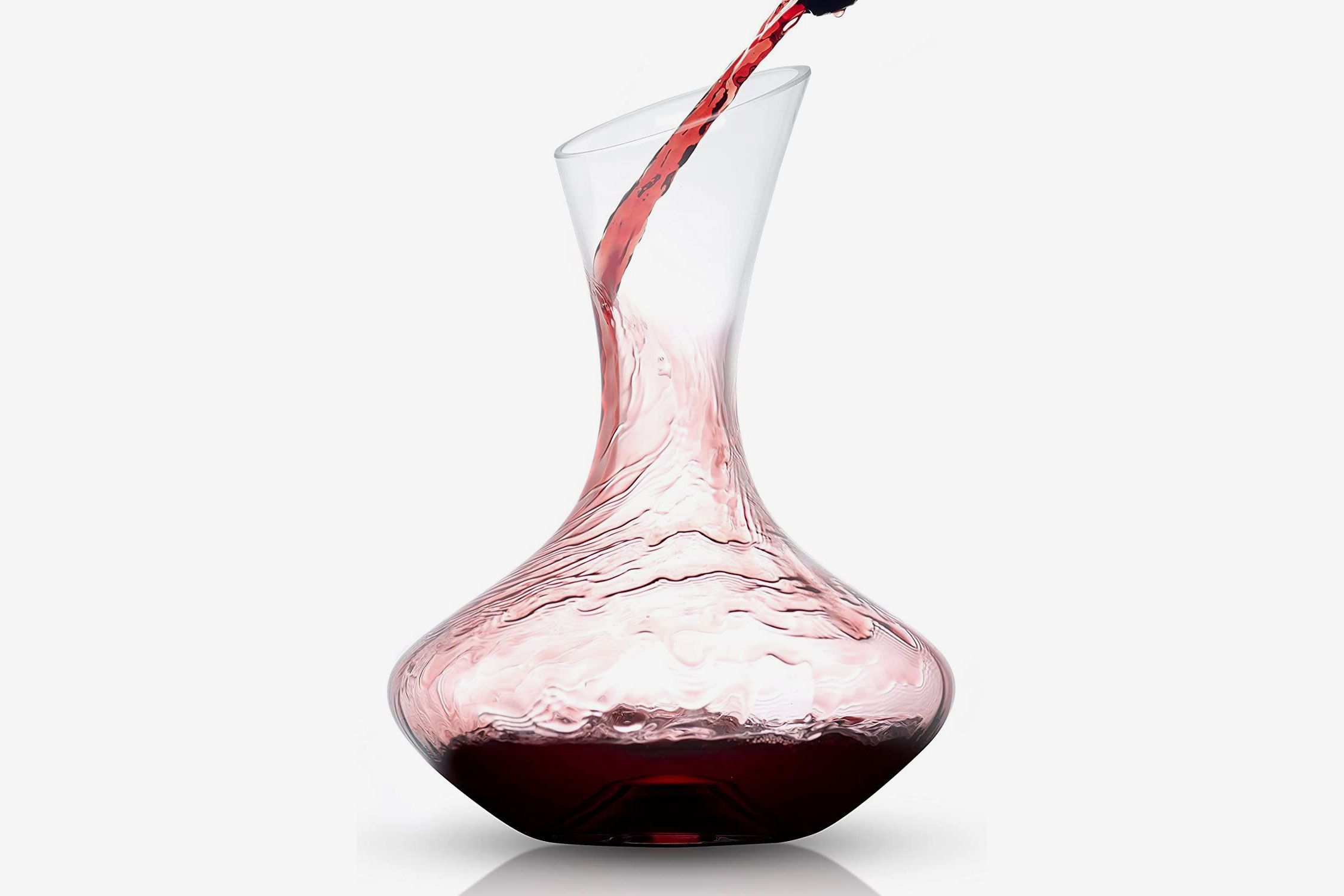 NUTRIUPS Wine Decanter with Stopper Hand Blown Wine Aerating Decanter Wine  Carafe Decanter Pierced Decorative Snail Red Wine Decanters with Lid