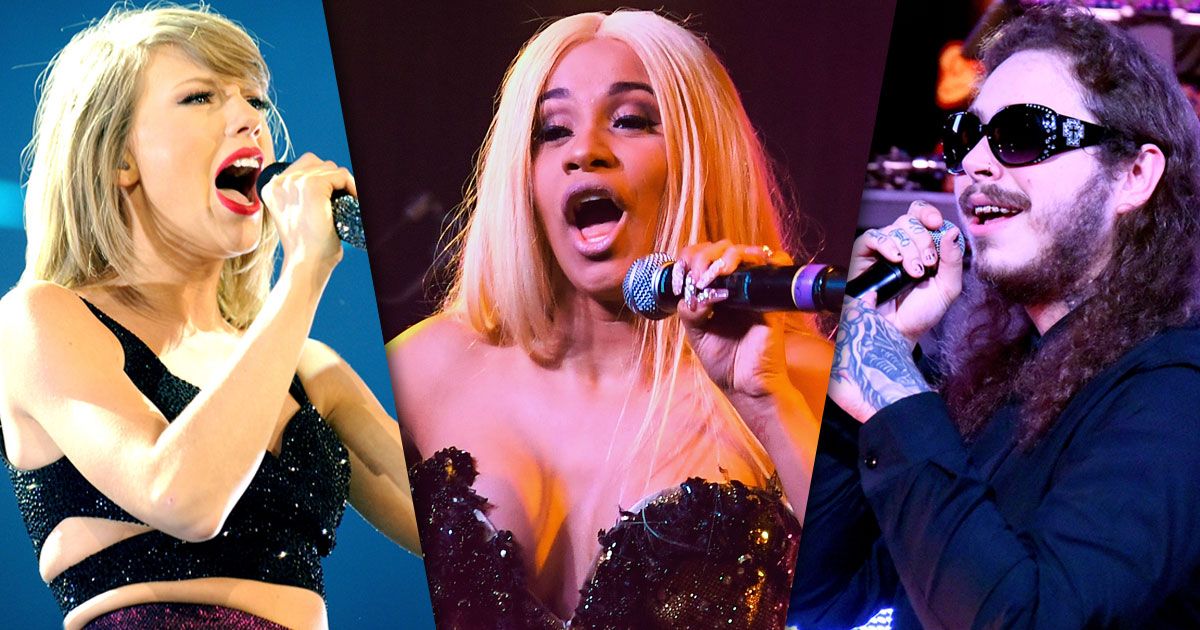 什麼廣告牌圖表負責人Cardi B，Post Malone和Taylor Swift確實代表