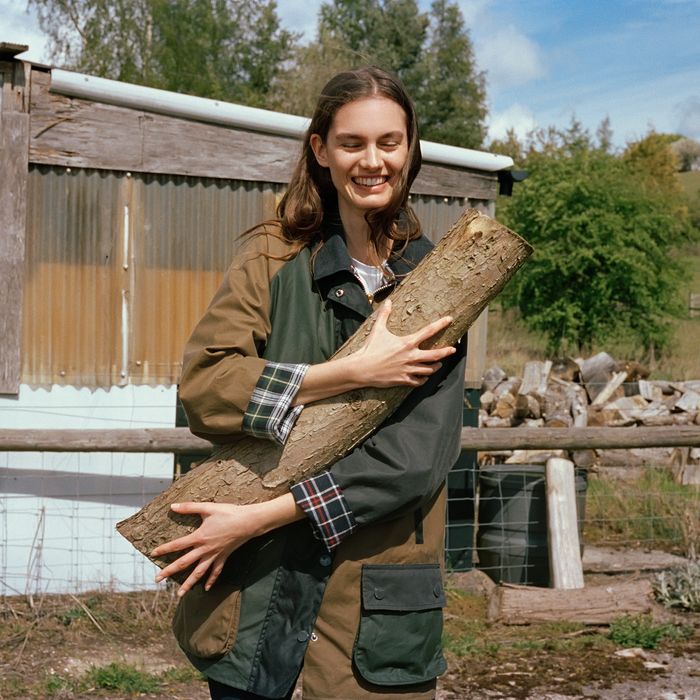 alexa chung for barbour