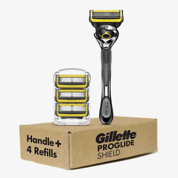 Gillette ProGlide Shield Men’s Razor Handle + 4 Blade Refills