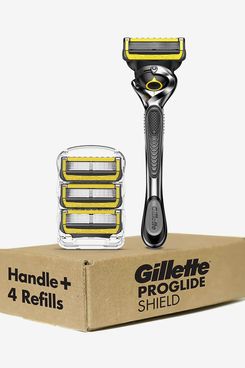 Gillette ProGlide Shield Men’s Razor Handle + 4 Blade Refills