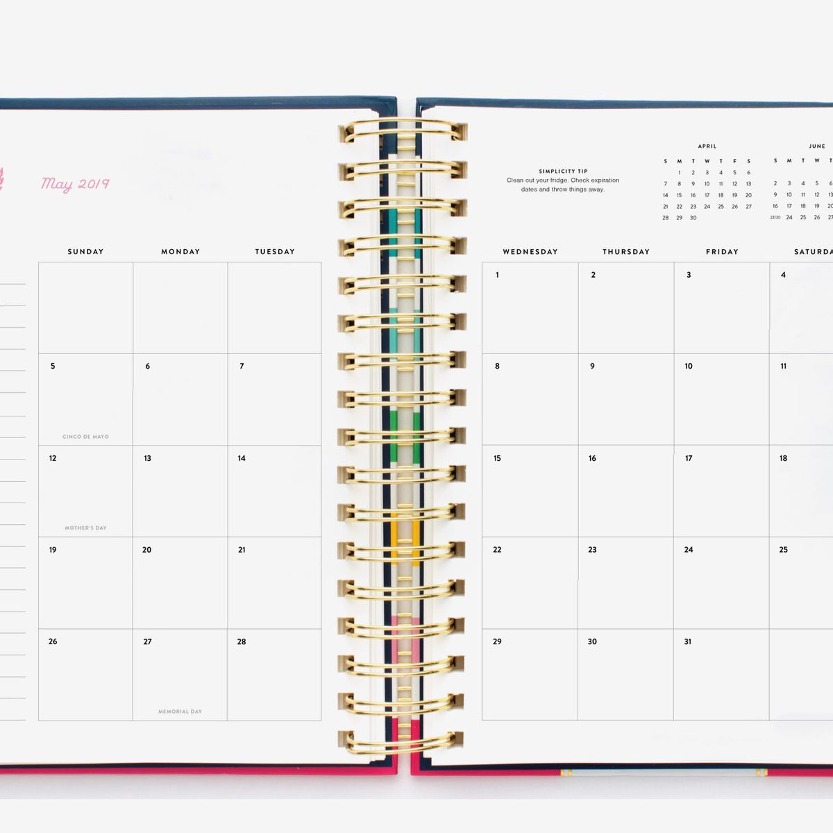 Business or Professional Use Personal Organizer for Personal Black 2021 Weekly Planner 7.25 x 5in 