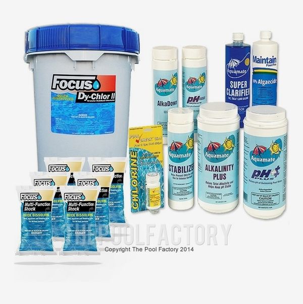 The Pool Factory Deluxe Chemical Package