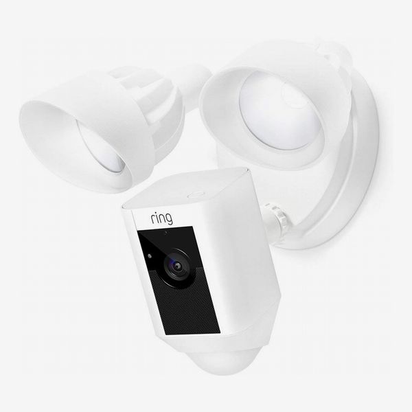 Ring Floodlight Camera Motion-Activated HD Security Cam Two-Way Talk and Siren Alarm
