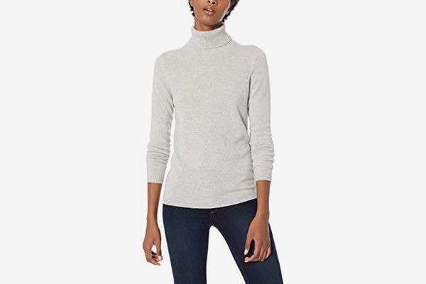 Lark & Ro Women’s Turtleneck Pullover Cashmere Sweater