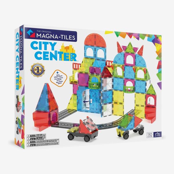 MAGNA-TILES City Center 110-Piece Magnetic Construction Set