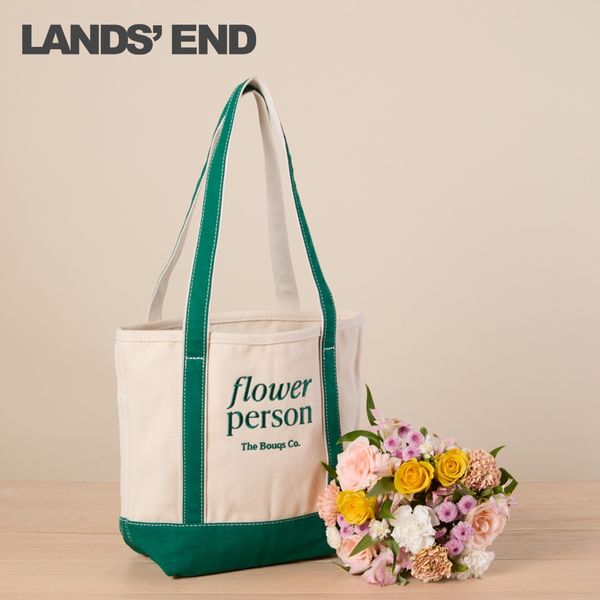 The Bouqs Co. The Lands' End Canvas Pocket Tote Gift Set