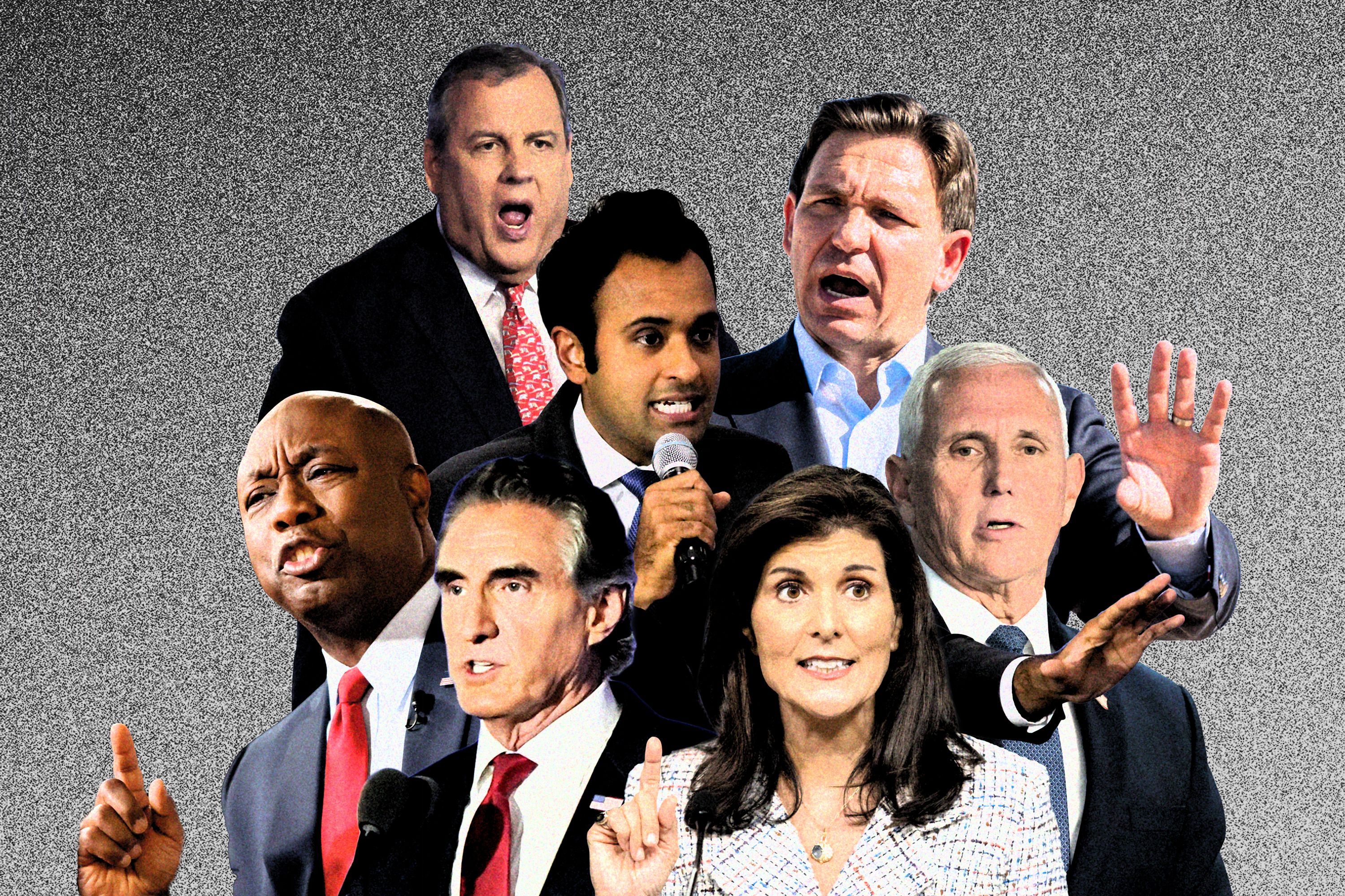 First GOP debate: All the candidates onstage for the first debate,  explained - Vox