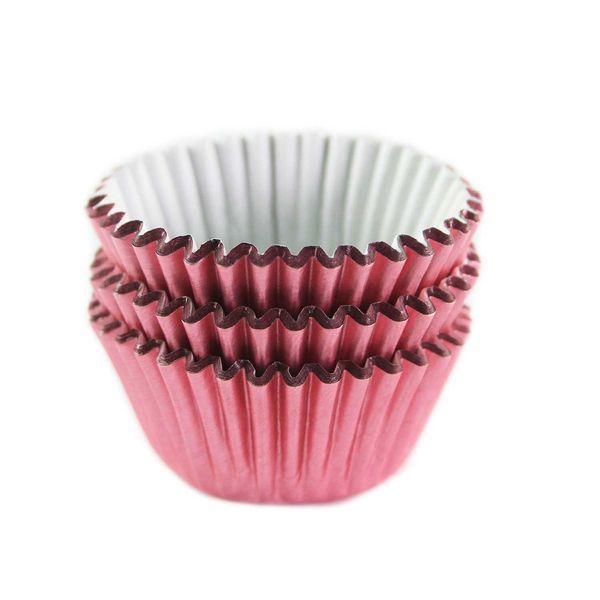 Country Kitchen SweetArt Light-Pink Foil Mini-Cupcake Liners