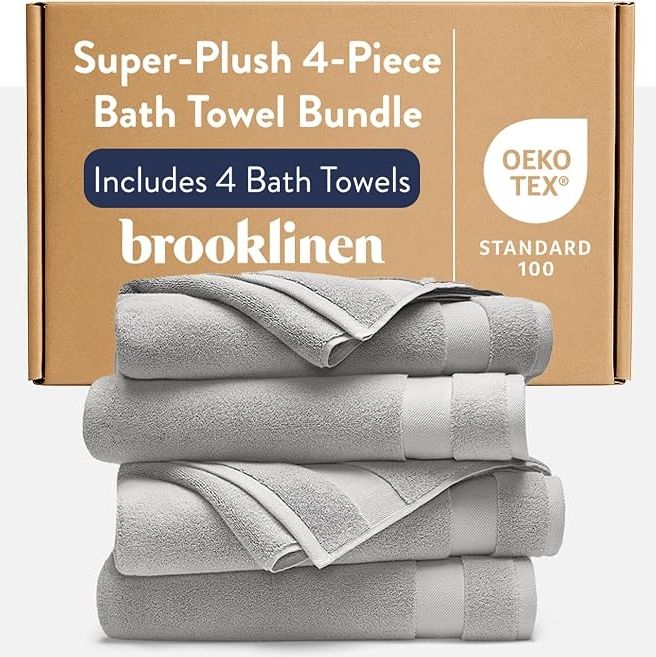 Brooklinen Super-Plush 100% Turkish Cotton Bath Towels