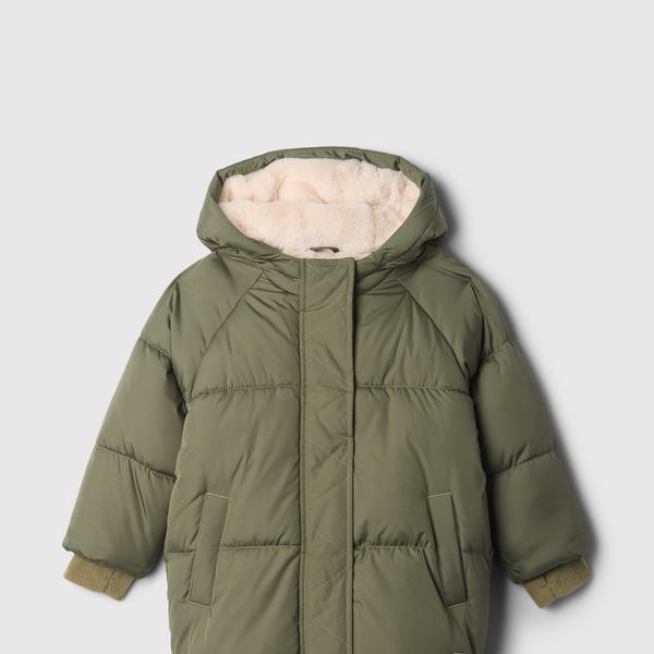 Gap Baby & Toddler Recycled Heavyweight Sherpa-Lined PrimaLoft Puffer Jacket