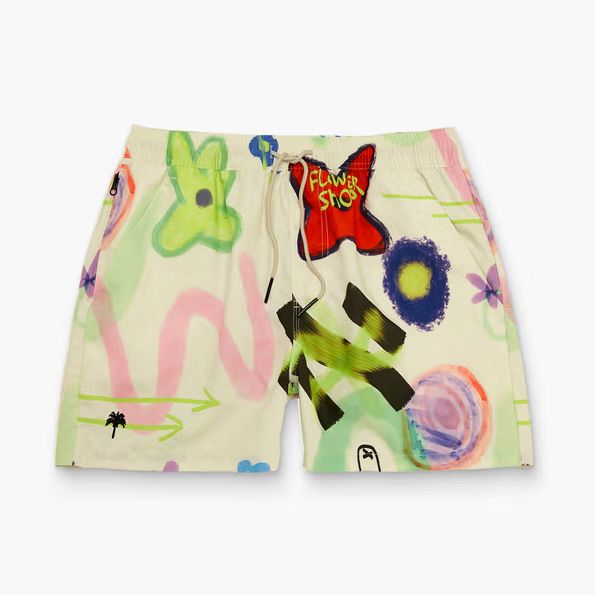 OAS Flower Shop Swim Trunks