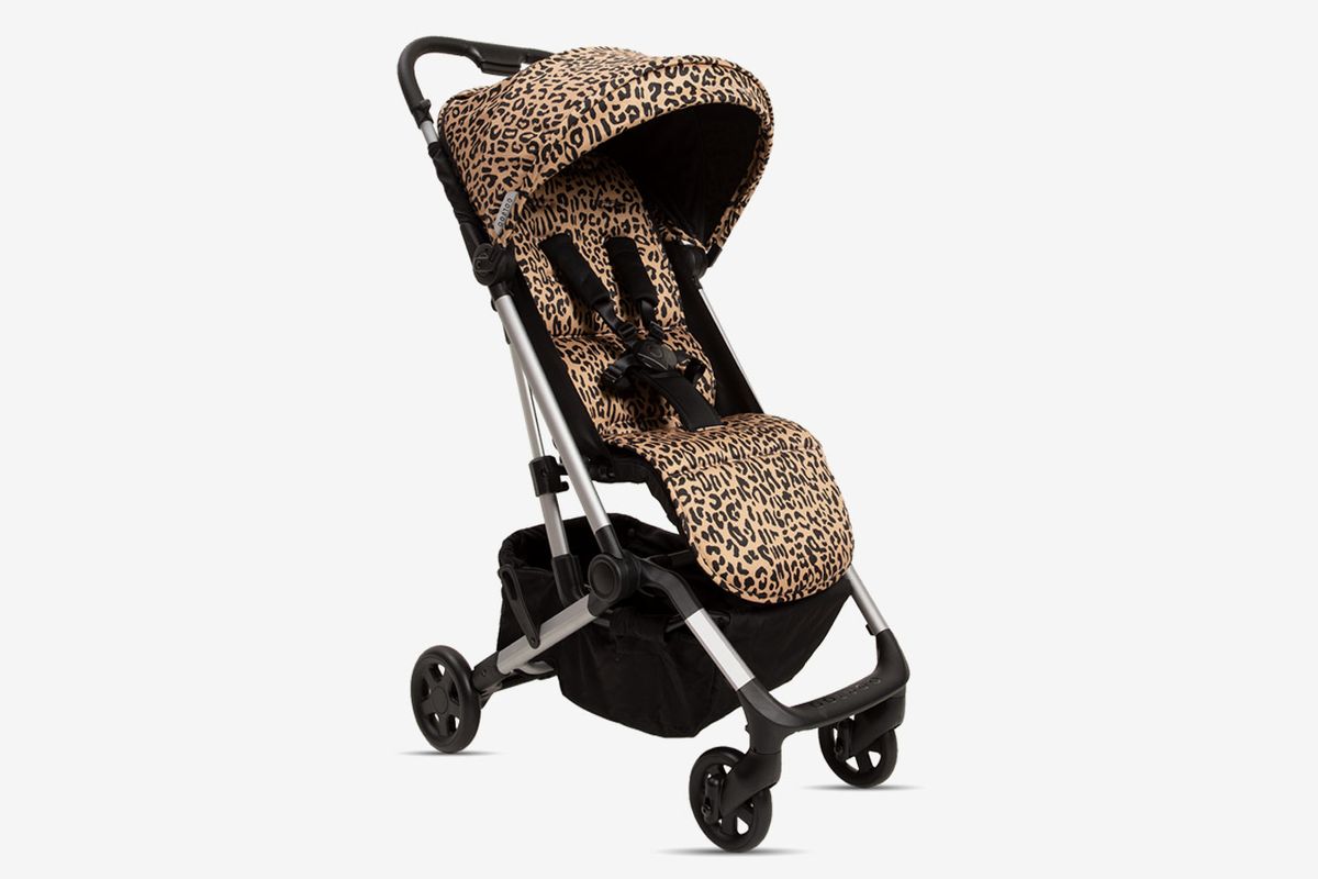 leopard print stroller