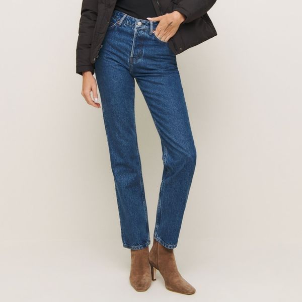 Reformation Cynthia High-Rise Straight Jeans