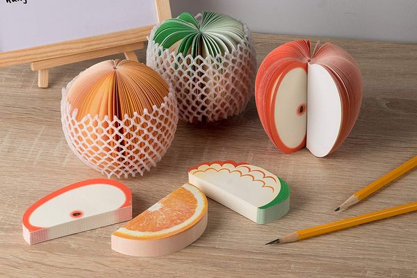 3D Fruit-Shaped Memo Pads