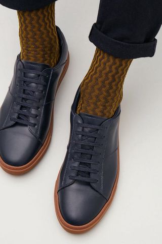 COS Textured Color Block Socks