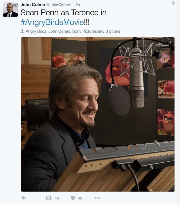 Sean Penn Disappears Into Bird Character, Completely Unrecognizable in