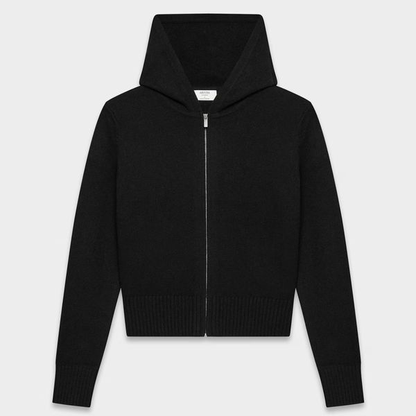 Aritzia Essential Cashmere Hooded Zip-Up