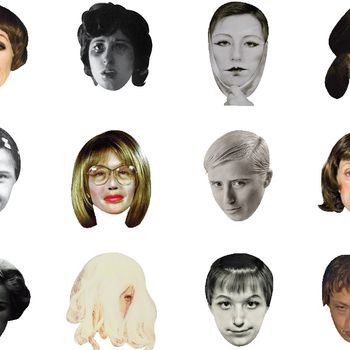 Cindy Sherman emoticons to improve your phone. 