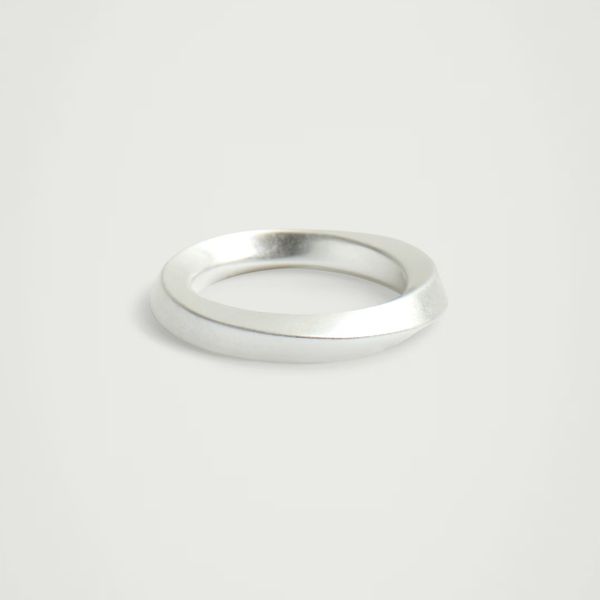 COS twisted sterling silver ring
