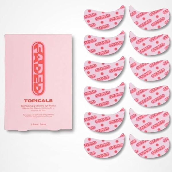 Topicals Faded Brightening Under-Eye Masks - 6 Pairs