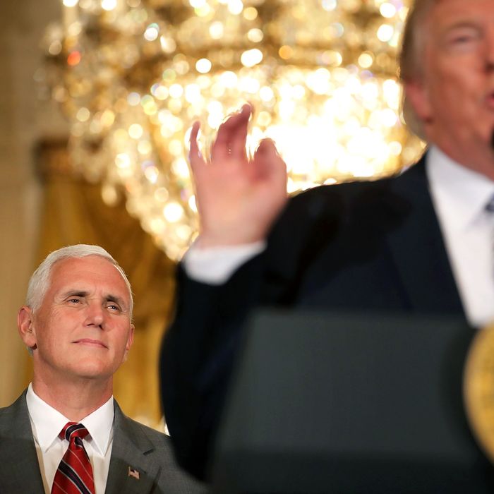 An Embarrassing Story of Pence's Unrequited Love for Trump