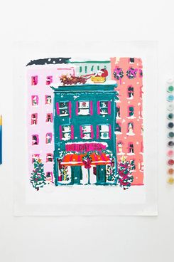 Paint Anywhere Paint by Numbers Holiday Bookstore