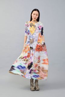 Julia Heuer Handpleated Dress