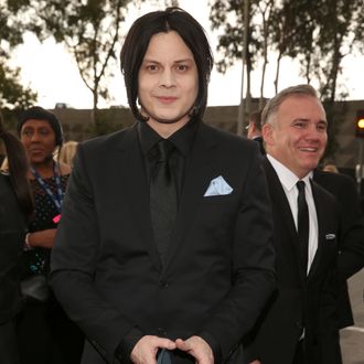 LOS ANGELES, CA - FEBRUARY 10: Musician Jack White attends the 55th Annual GRAMMY Awards at STAPLES Center on February 10, 2013 in Los Angeles, California. (Photo by Christopher Polk/Getty Images for NARAS)