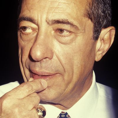 Mario Cuomo attends Robert F. Kennedy Memorial Reception on July 12, 1992 at Gracie Mansion in New York City.