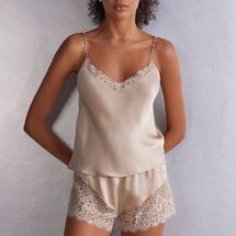 Intimissimi Living in Luxe Silk Lace Camisole