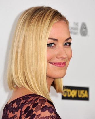 Actress Yvonne Strahovski attends the 2014 G'Day USA Los Angeles Black Tie Gala at JW Marriott Los Angeles at L.A. LIVE on January 11, 2014 in Los Angeles, California. 