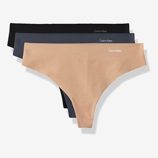 Calvin Klein Invisibles Seamless Thong Panties, Pack of 3