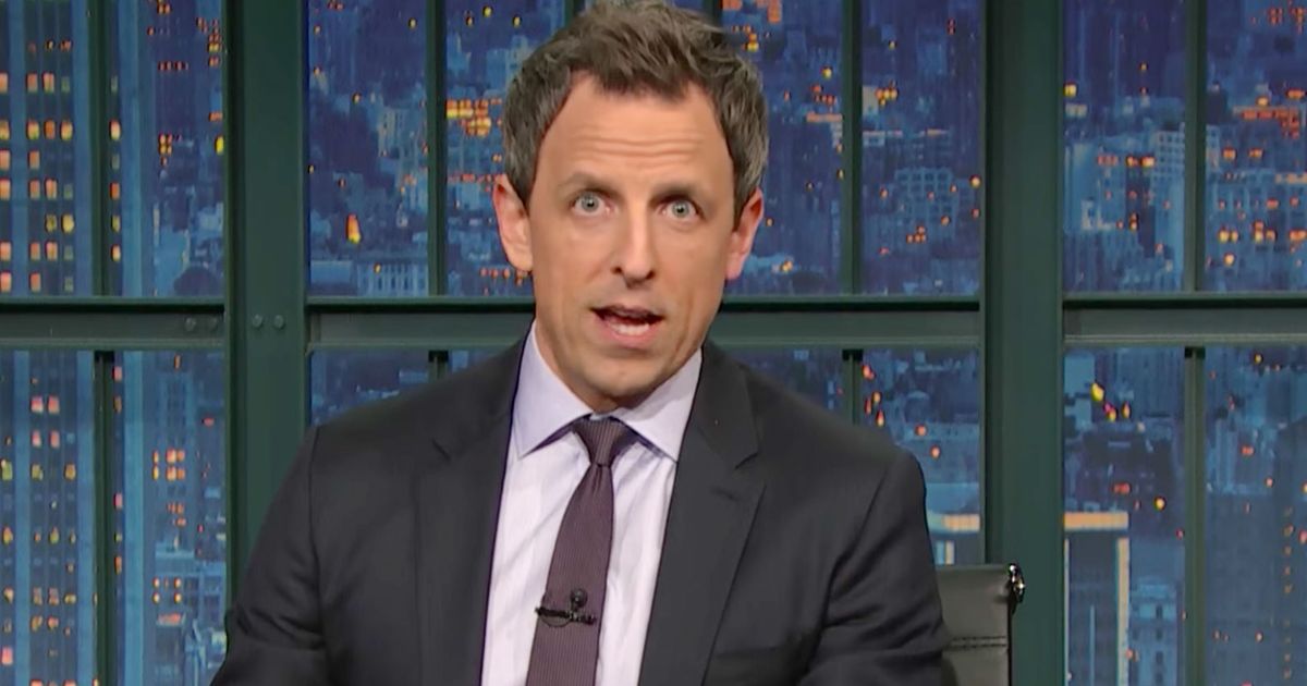 Seth Meyers Gives Trump’s Infamous ‘Fake News’ Press Conference a ...