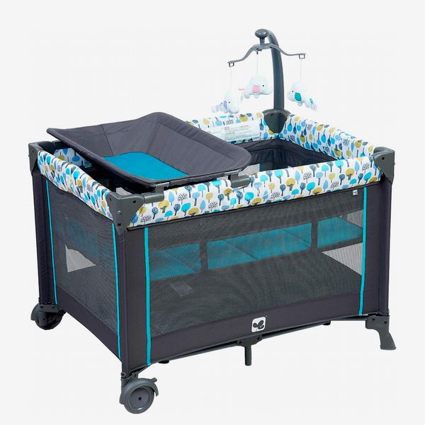 Kidsry Portable Play Yard with Mattress and Changing Station