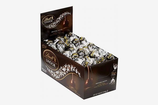 Lindt Lindor 60% Extra Dark Chocolate Truffles, 120 Count Box