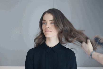Beauty GIF: How to Get Really Shiny Hair