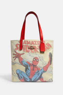 Coach x Marvel Tote With Spider-Man