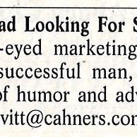 dating advertisement example