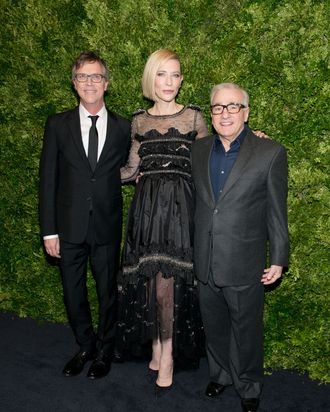 Todd Haynes and Cate Blanchett at the MoMA benefit.