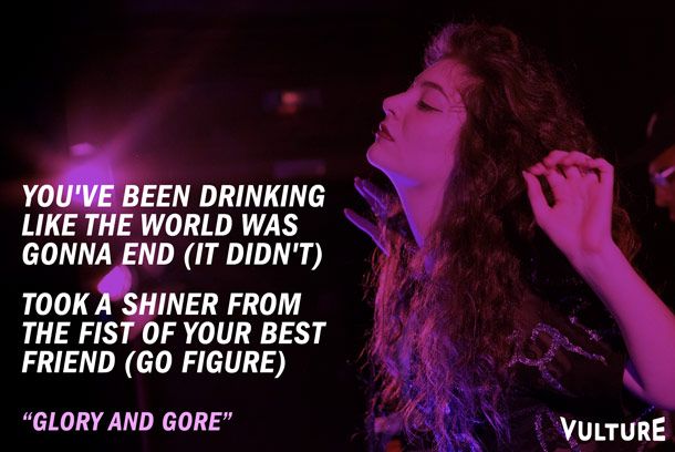 Pure heroine paroles