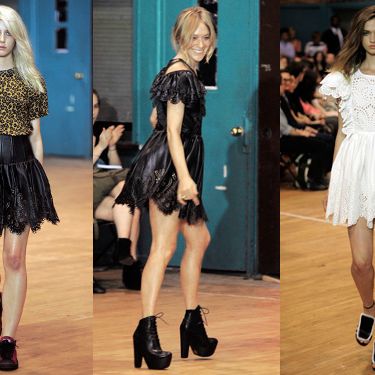 Looks from Chloë Sevigny for Opening Ceremony's Resort 2012 collection.